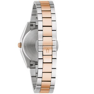 Uhr, Metallarmband, silber und roségold, Wasserdicht, Detailaufnahme, Nahaufnahme