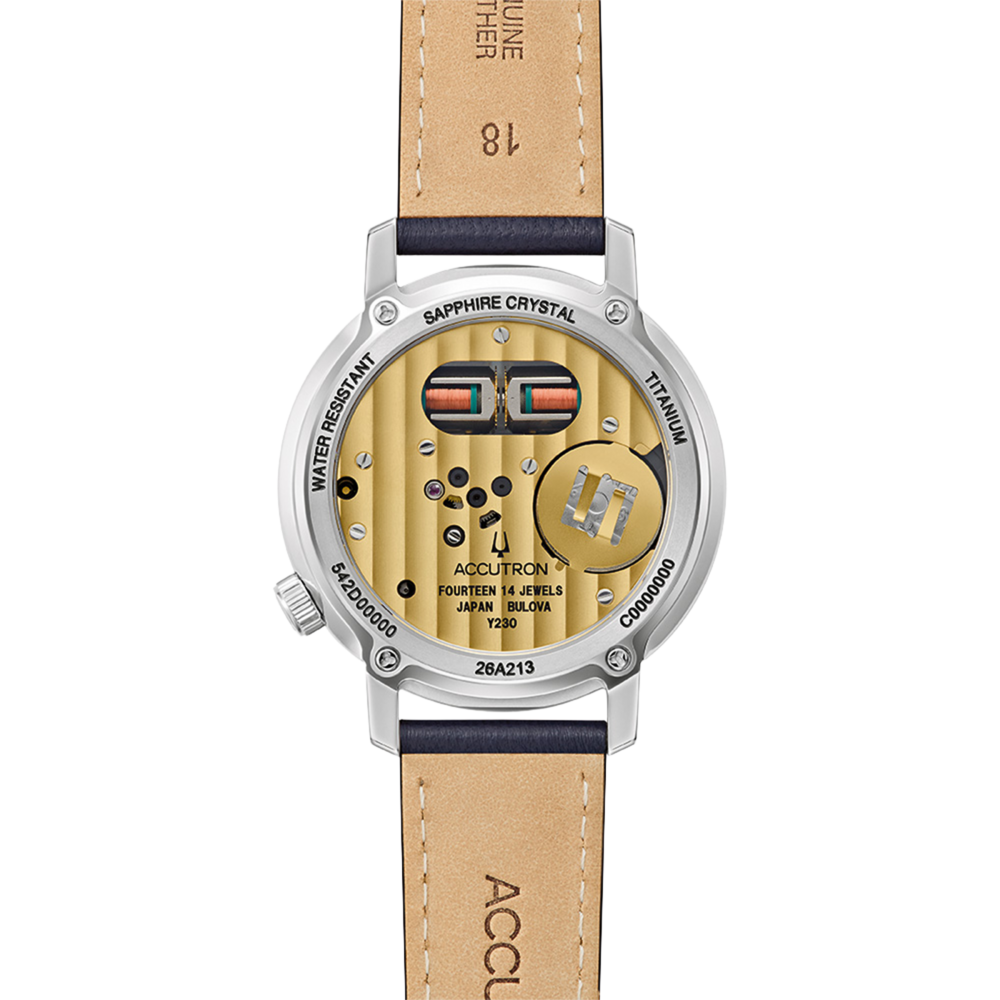 26A213 Herrenuhr Leder Grün Ø 39 mm