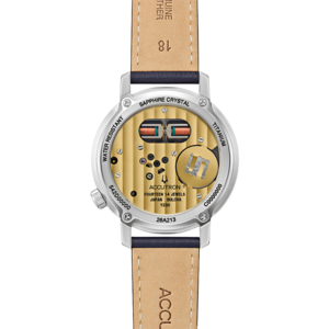 26A213 Herrenuhr Leder Grün Ø 39 mm