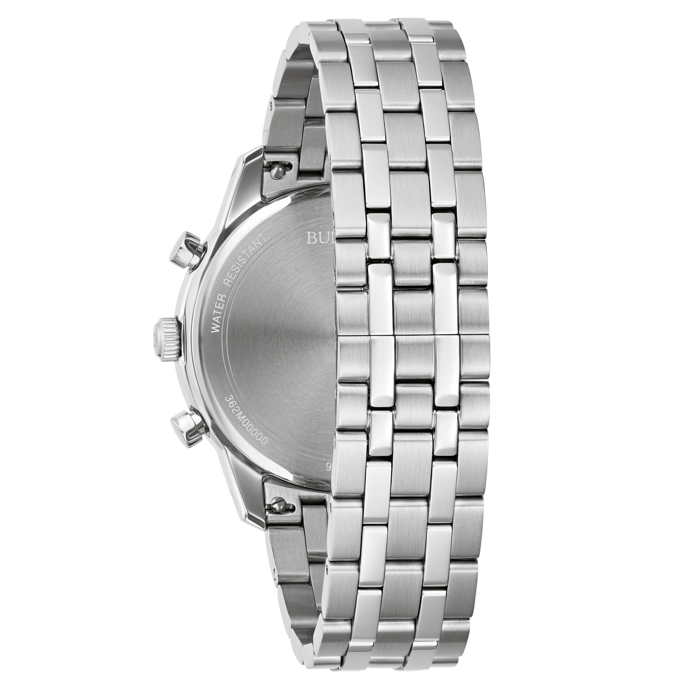 Uhr mit Metallarmband, Detailaufnahme, silberfarben, Wasserfest, 362M00000