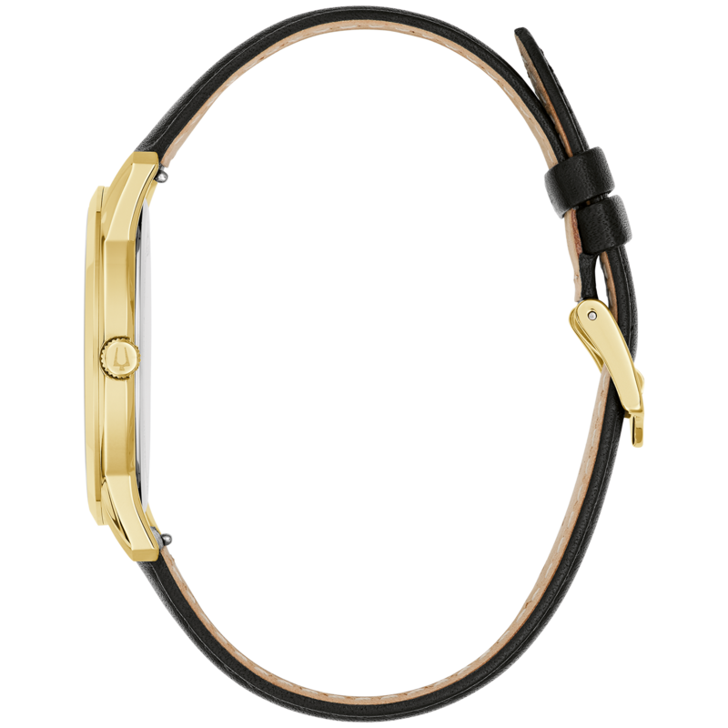 97B238 Herrenuhr Leder Weiß Ø 40 mm