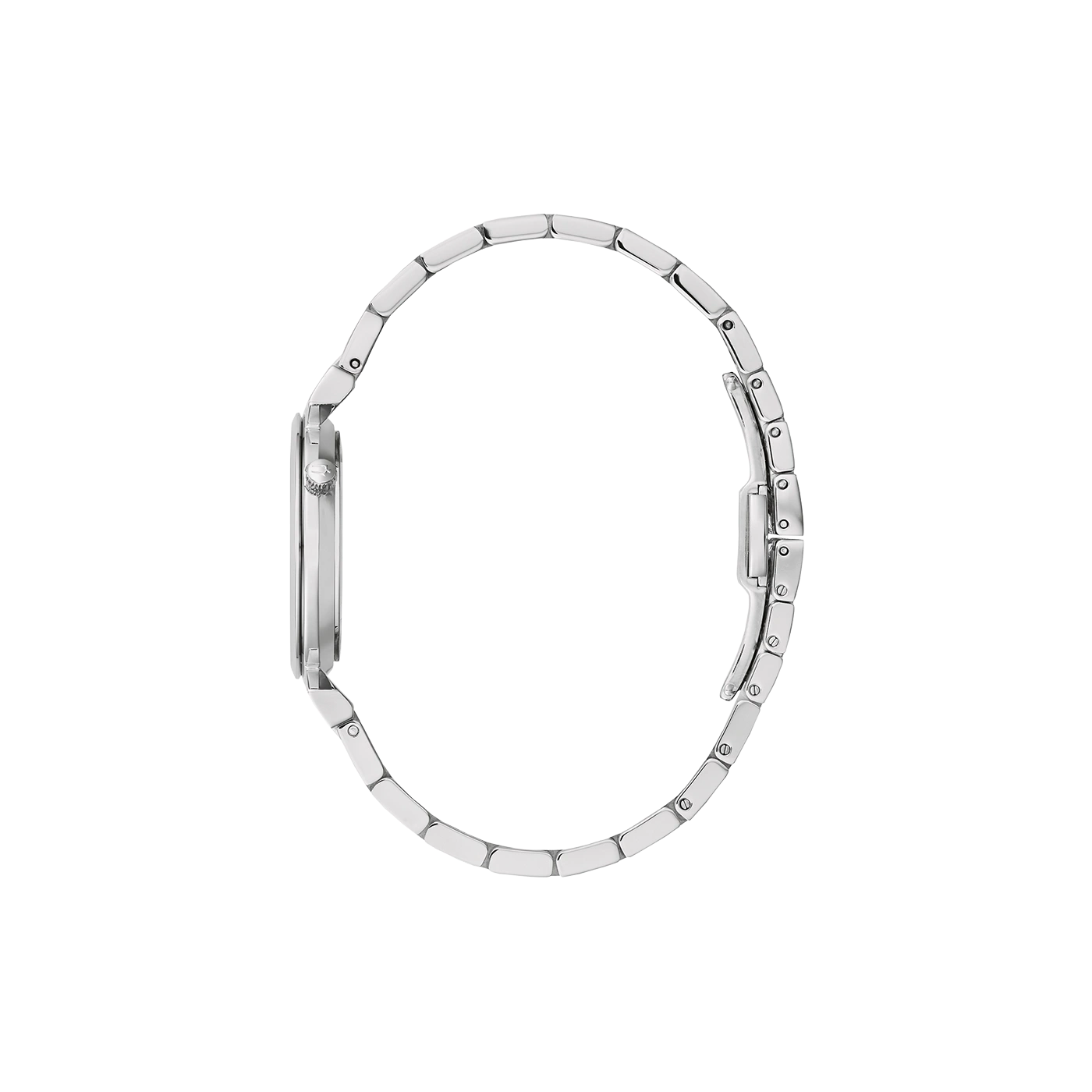 Uhr, silbernes Armband, Seitenansicht, elegantes Design, Accessoire, Mode, Schmuck, Metall