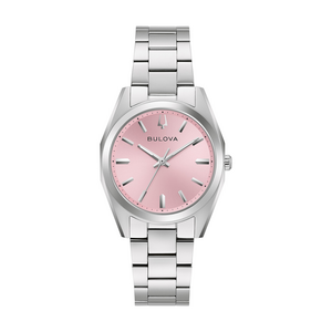 96L348 Damenuhr Edelstahl rosa Ø 31 mm