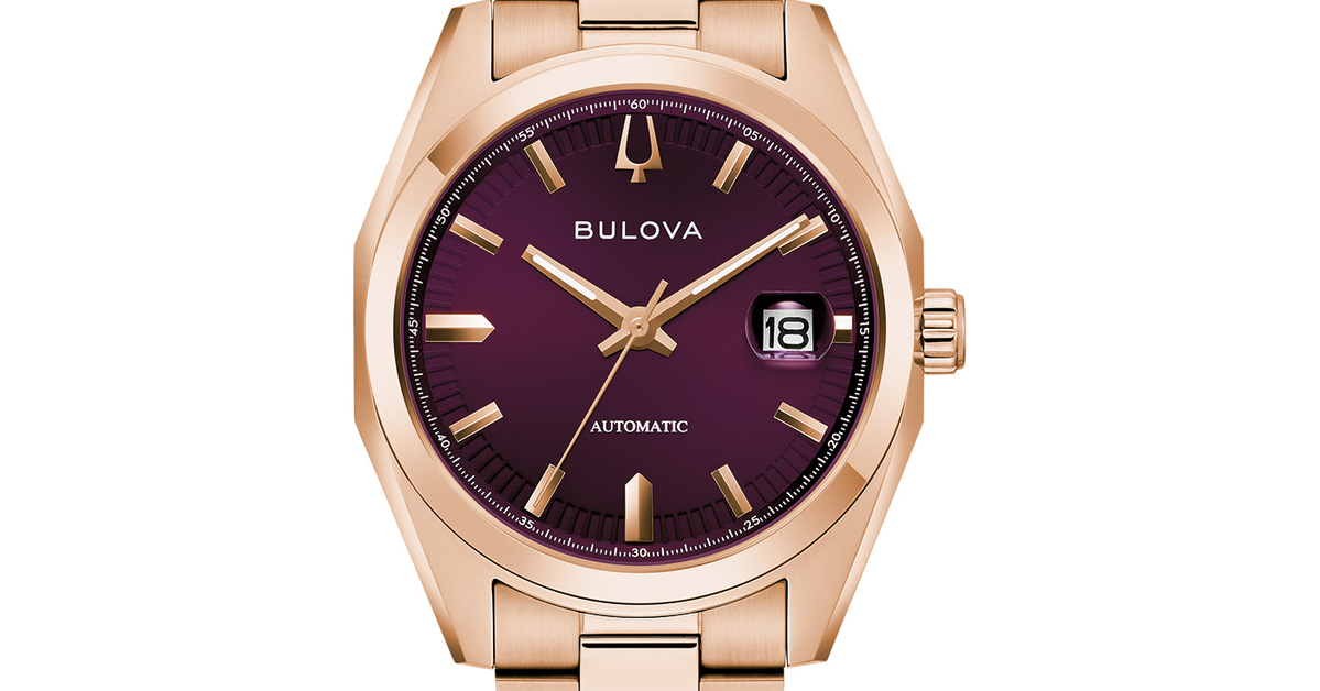 Herrenuhr Edelstahl lila Ø 39 mm 97B234 online bestellen