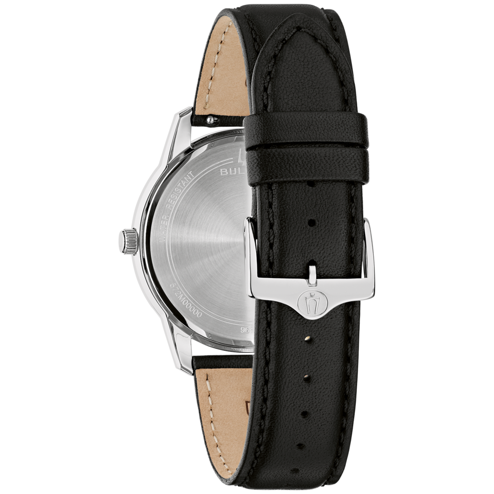 96B473 Herrenuhr Leder Schwarz Ø 40 mm