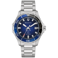 98B466 Herrenuhr Edelstahl Blau Ø 41 mm