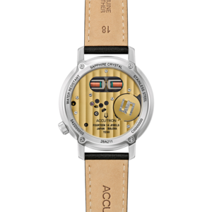 26A211 Herrenuhr Leder grün Ø 39 mm