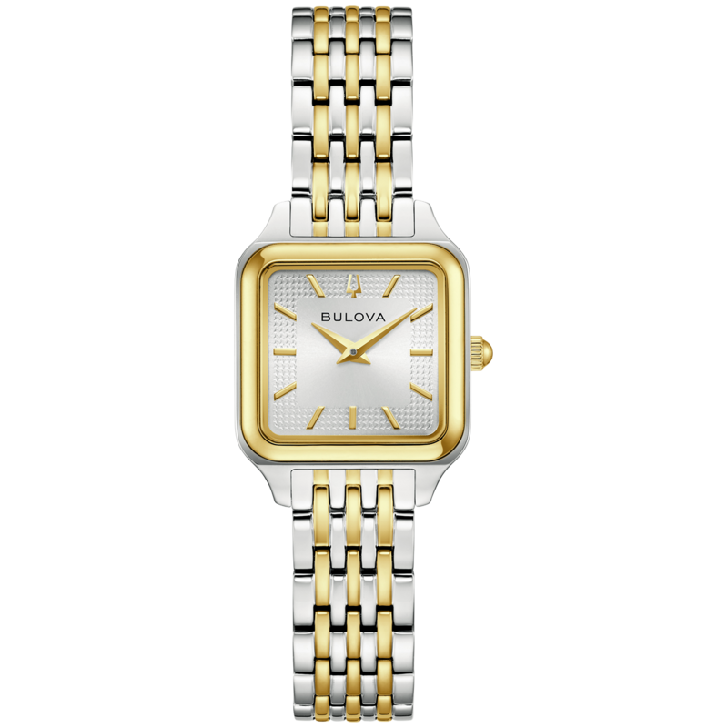 98L330 Damenuhr Edelstahl Weiß Ø 23 mm