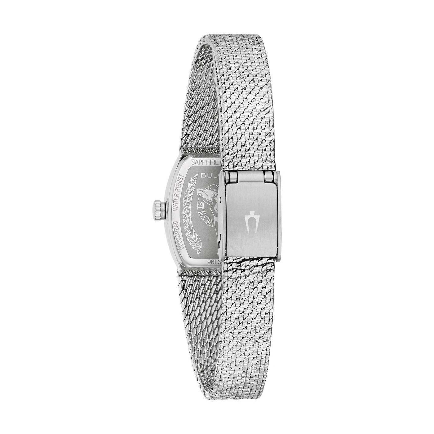 Uhr mit silbernem Armband, Detailaufnahme, Nahaufnahme, weißer Hintergrund, Schmuck