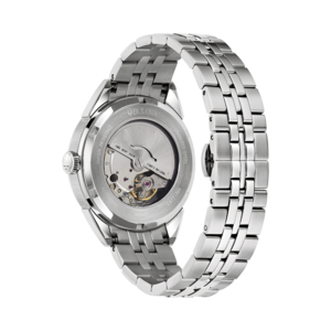 Bulova-Uhr, Edelstahl, wasserdicht, Automatikwerk, 21 Steine, Miyota Japan CWMJ, C8771265.