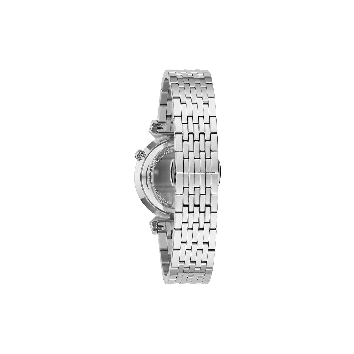 Uhr mit Metallarmband, Detailaufnahme, silberfarben, elegant, Accessoire, Zeitmesser, isoliert