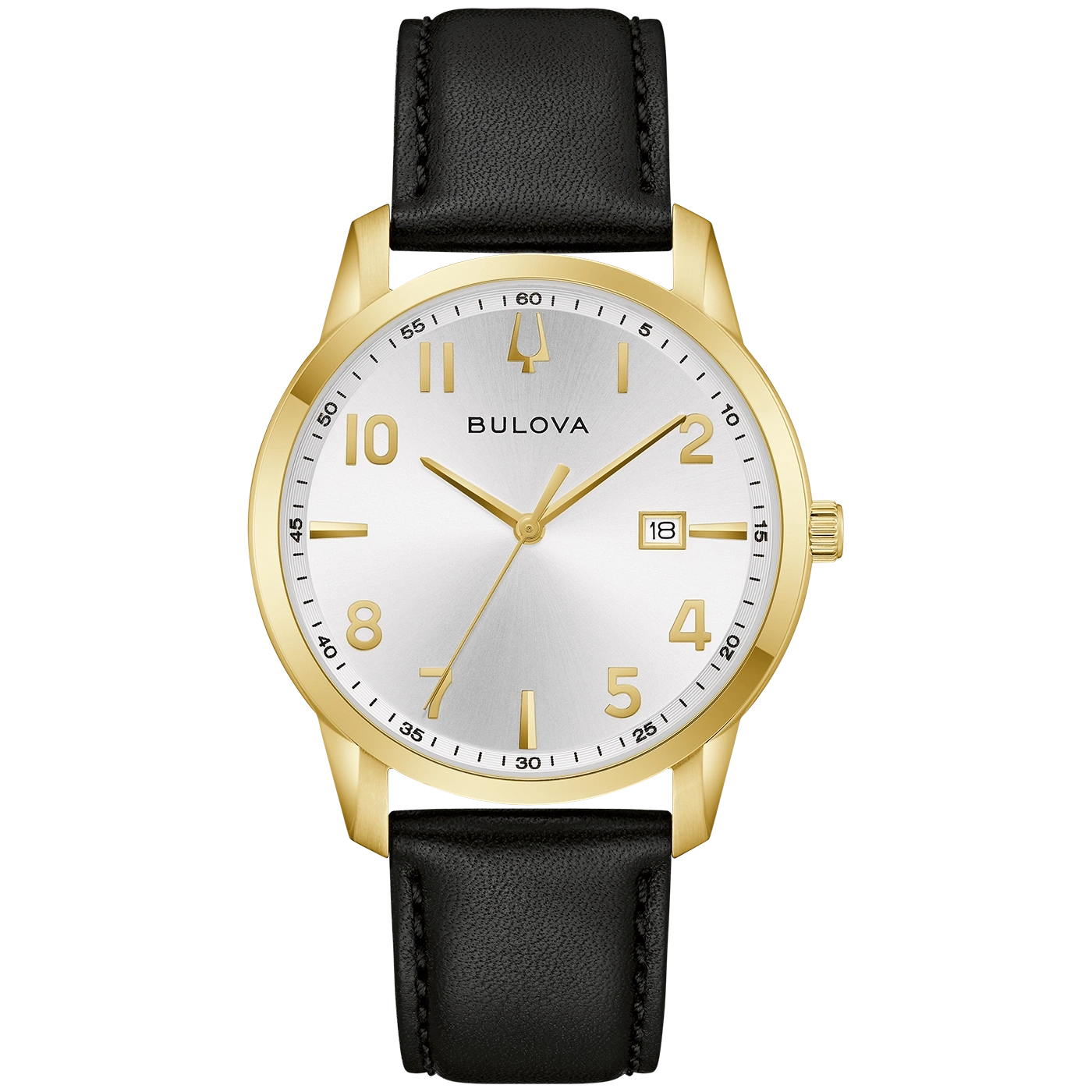 97B238 Herrenuhr Leder Weiß Ø 40 mm
