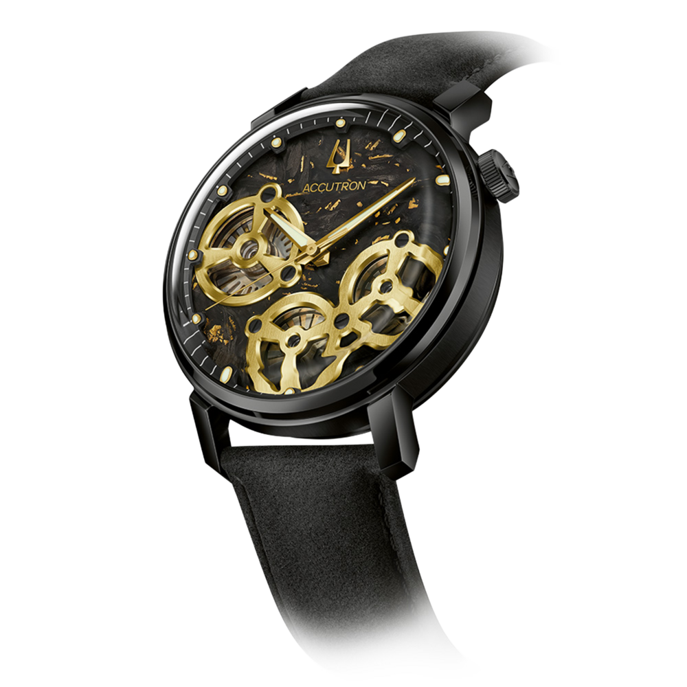 28A211 Herrenuhr Leder Grün Ø 43,5 mm