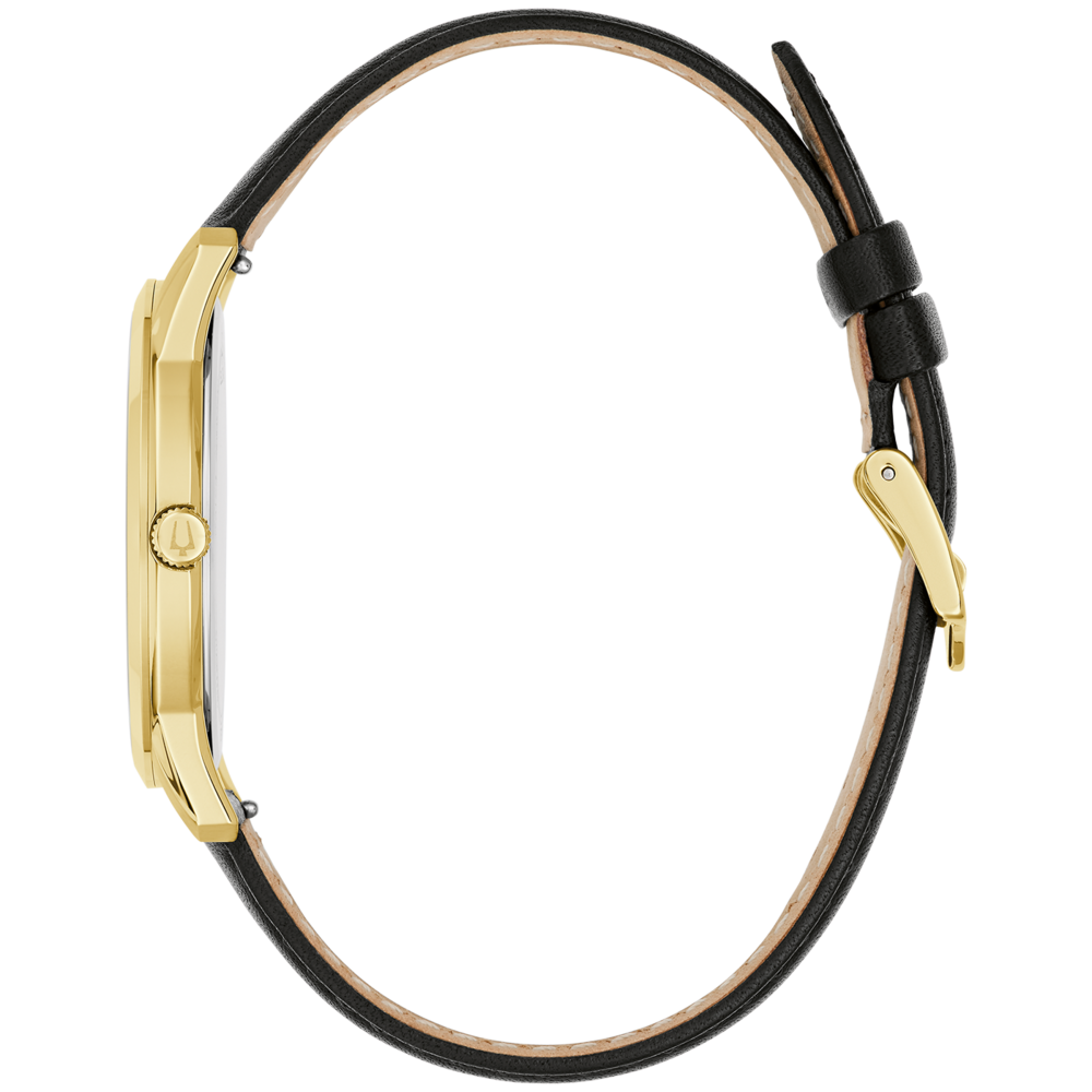 97B238 Herrenuhr Leder Weiß Ø 40 mm