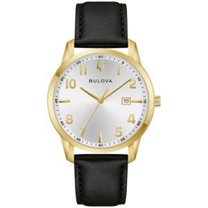 97B238 Herrenuhr Leder Weiß Ø 40 mm