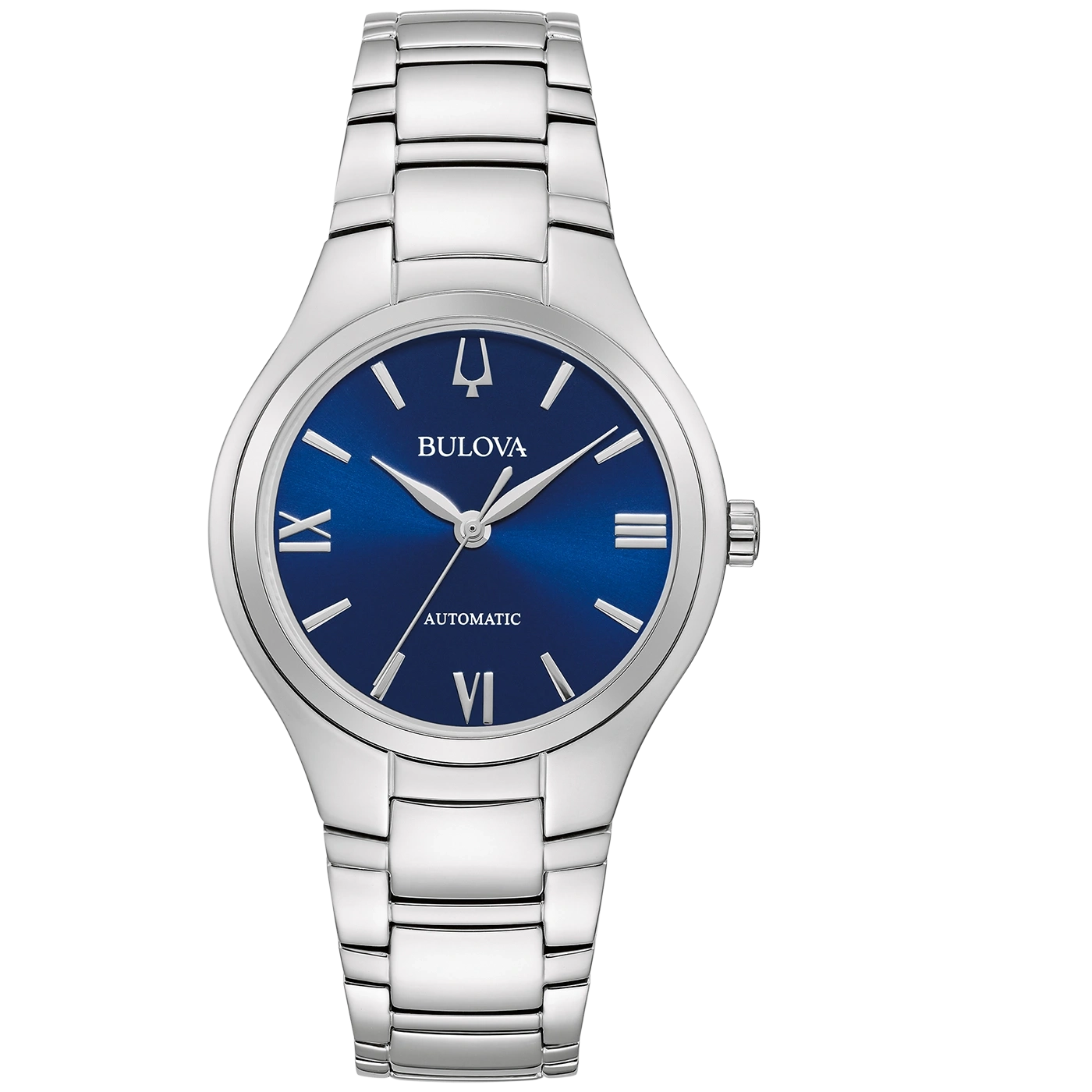 96L319 Damenuhr Edelstahl blau Ø 34 mm