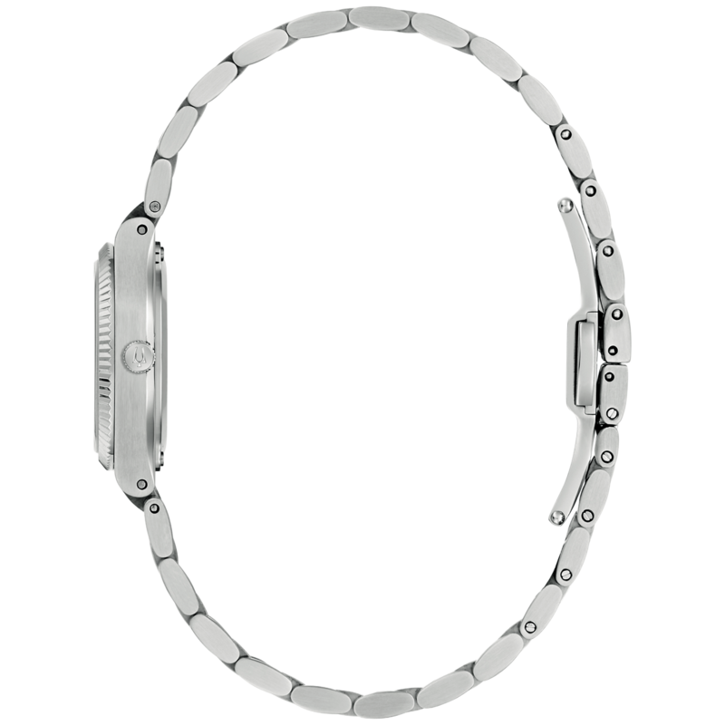 96L353 Damenuhr Edelstahl perlmutt Ø 25 mm