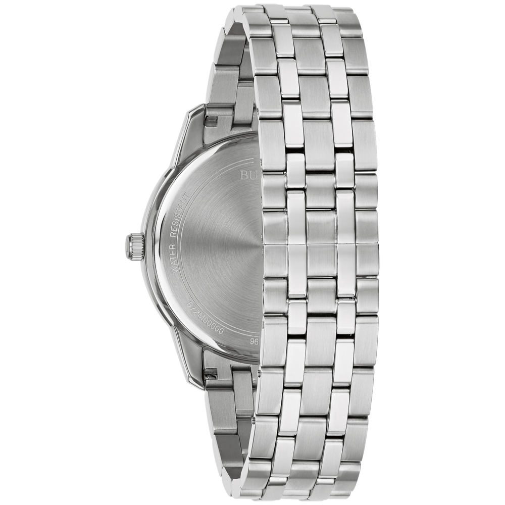 96B474 Herrenuhr Edelstahl Weiß Ø 40 mm