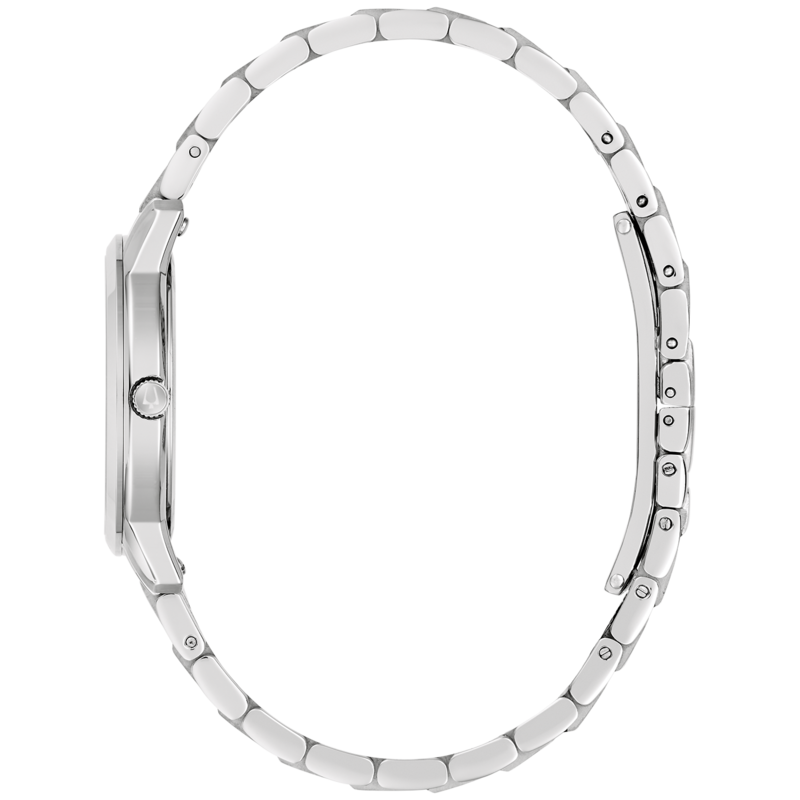 96M174 Damenuhr Edelstahl Weiß Ø 31 mm