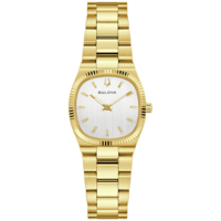 97L189 Damenuhr Edelstahl Weiß Ø 25 mm