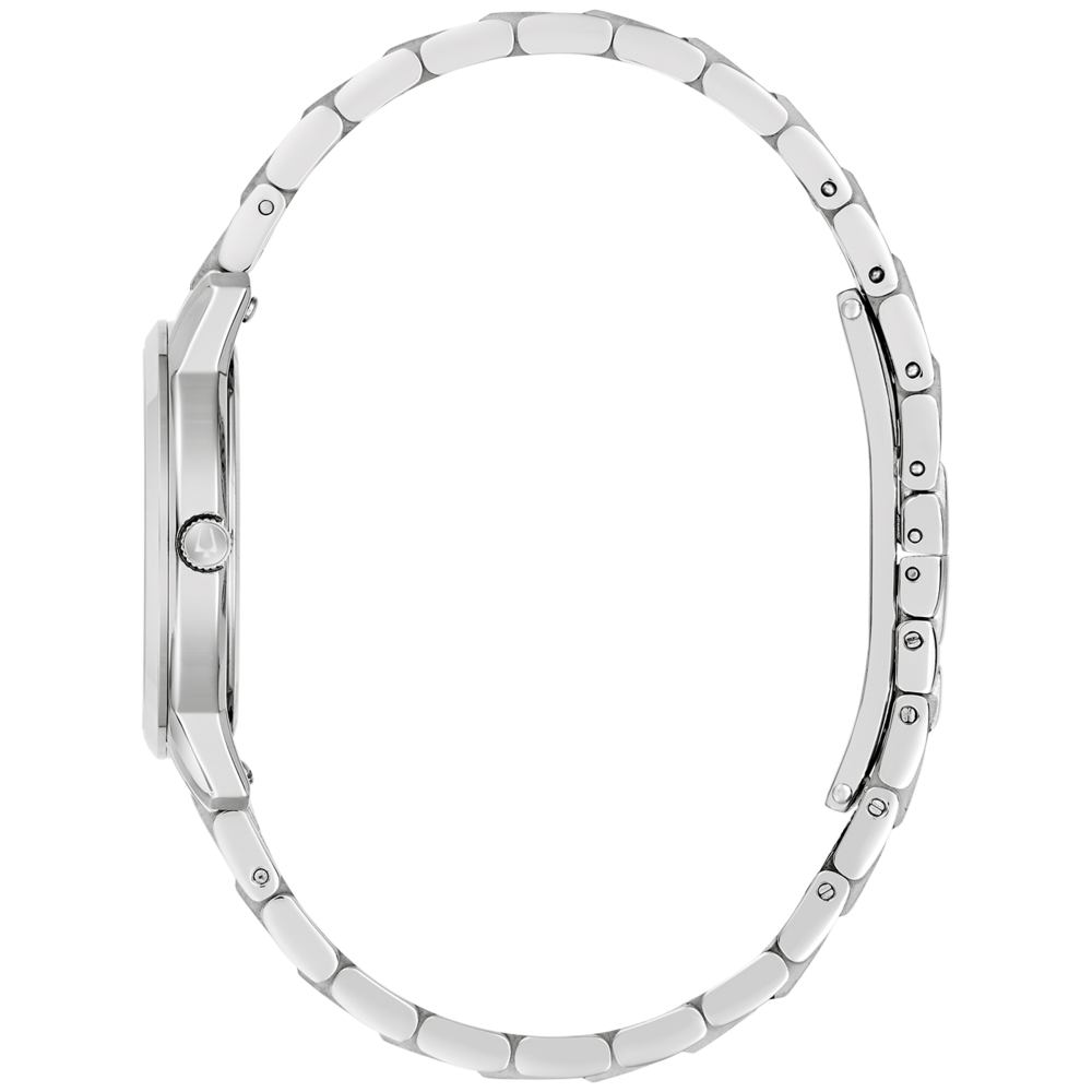 96M174 Damenuhr Edelstahl Weiß Ø 31 mm