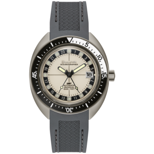 Bulova Oceanographer Uhr, grau, schwarz, GMT, Automatik, Snorkel, 666 Feet, 18