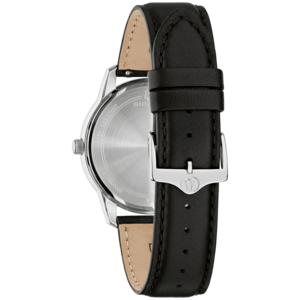 96B473 Herrenuhr Leder Schwarz Ø 40 mm